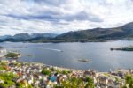 NORWAY - ALESUND - THE ALPS FROM MOUNT AKSLA