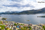 NORWAY - ALESUND - THE ALPS FROM MOUNT AKSLA | Only Print