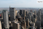 PANORAMIC VIEW OF MANHATTAN FROM ROCKEFELLER CENTRE - 5 | Only Print