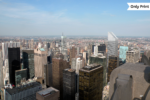 PANORAMIC VIEW OF MANHATTAN FROM ROCKEFELLER CENTRE - 1 | Only Print