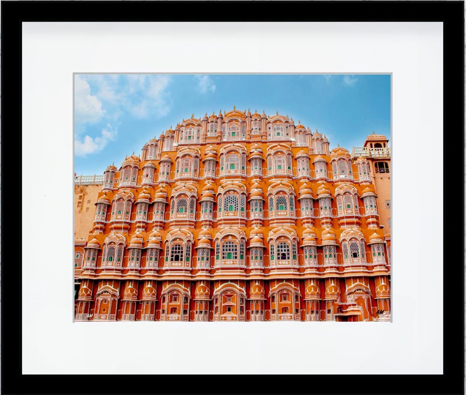 Hawa Mahal Palace of Breeze Jaipur pink sandstone lattice windows jharokha heritage photography